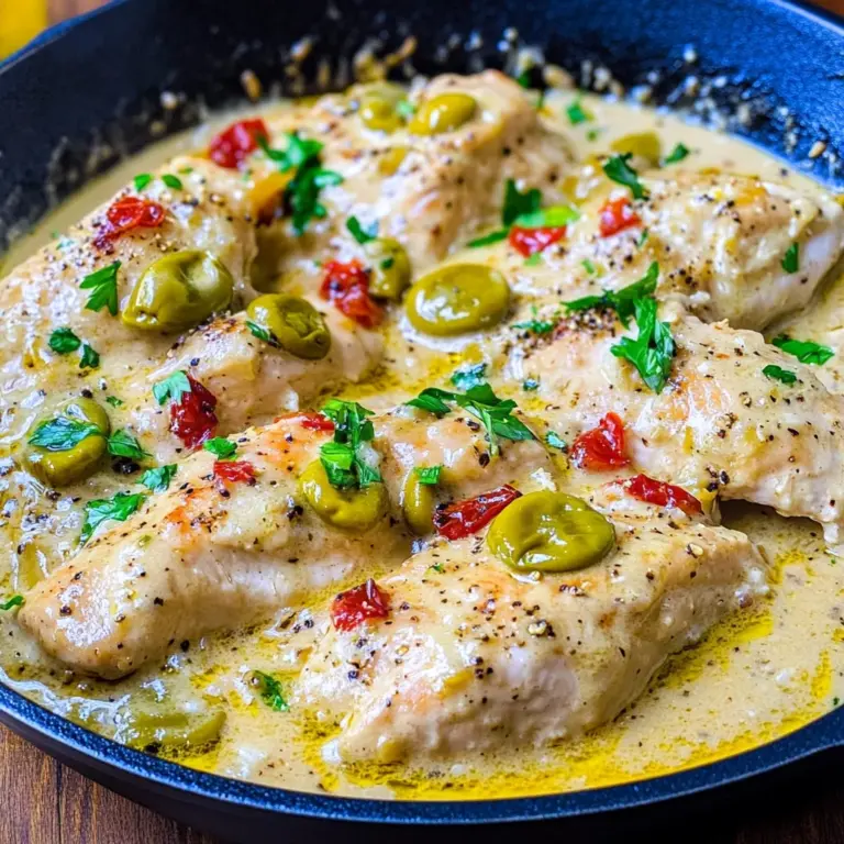 Creamy Pepperoncini Chicken: The Zesty Dinner Delight